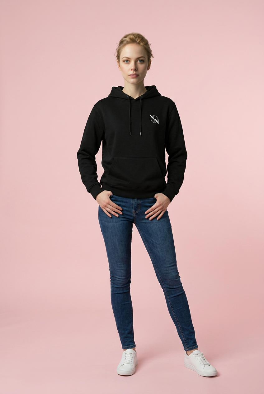 Black & White 'Netball Mum' Hoodie
