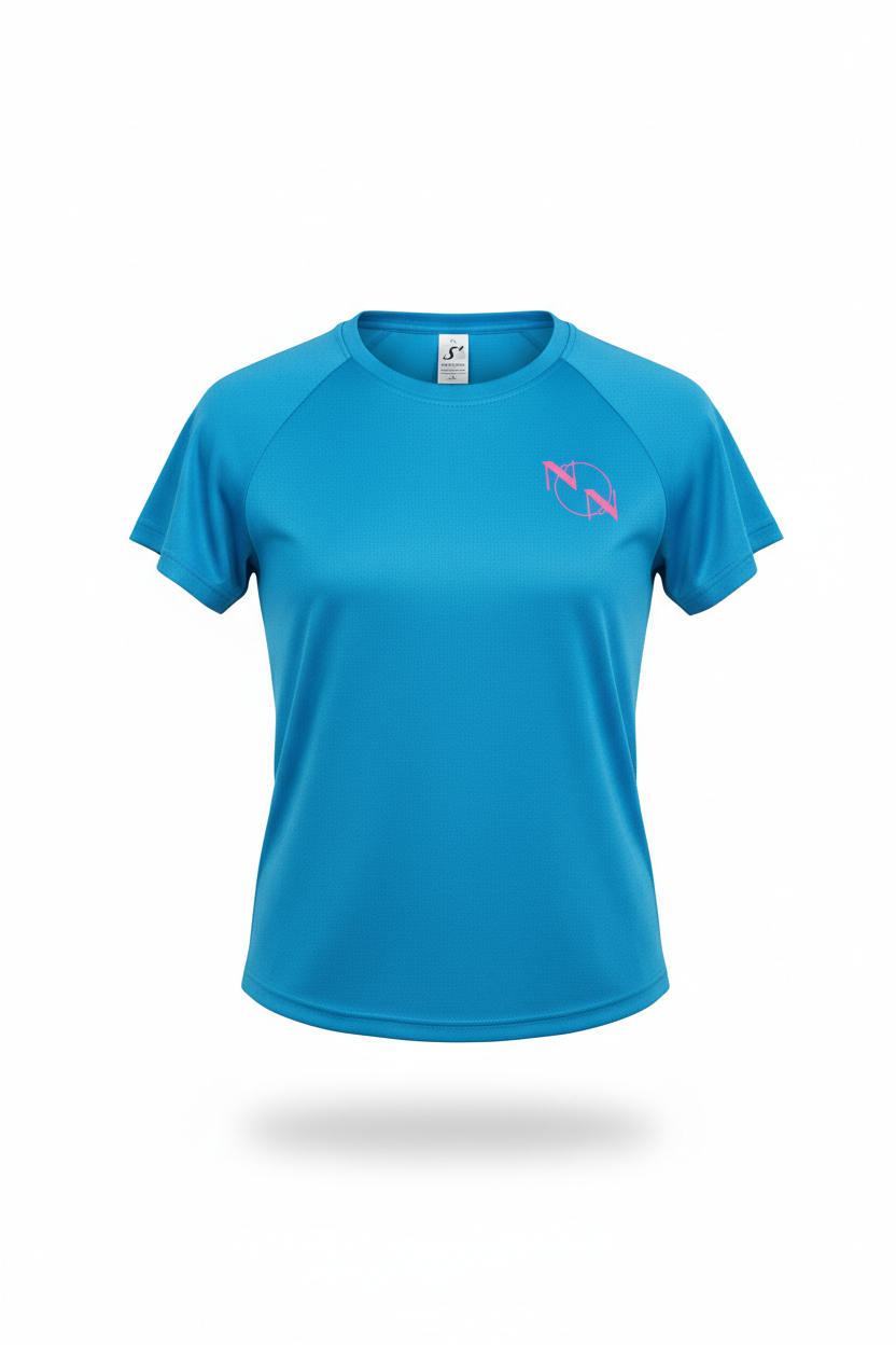 Kids Sporty T-Shirt Blue & Pink