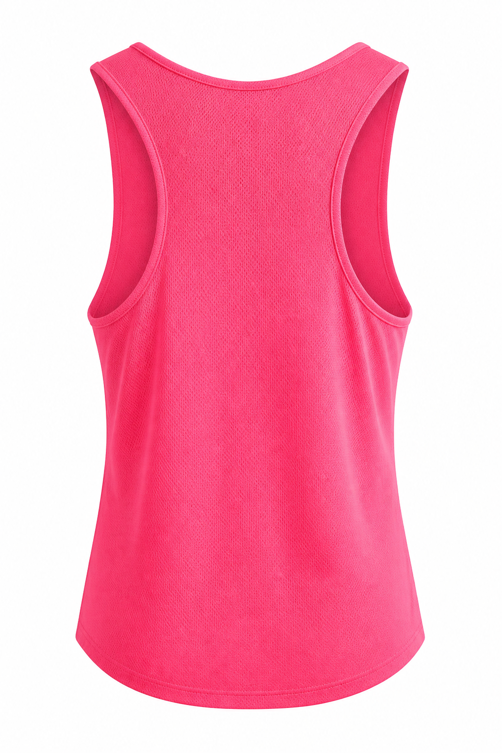 Ladies Sporty Performance Tank Top Pink & Black
